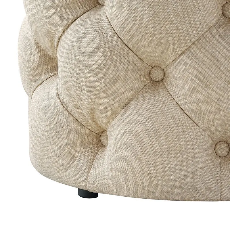 Elvixa Seatix Ottoman - Off White media 6