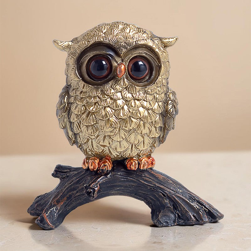 Owlette I Showpiece - Gold media 5