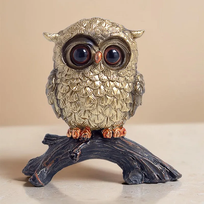 Owlette I Showpiece - Gold media 5