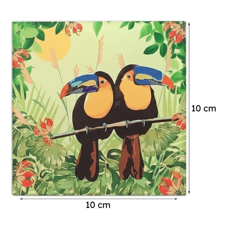 Toucan Tango Square Coaster - Set Of Four media 6