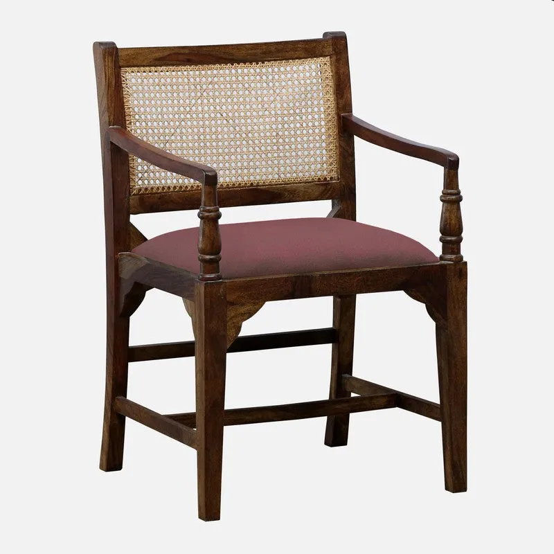 Stackon Rose Wood Accent Chair - Pink media 4