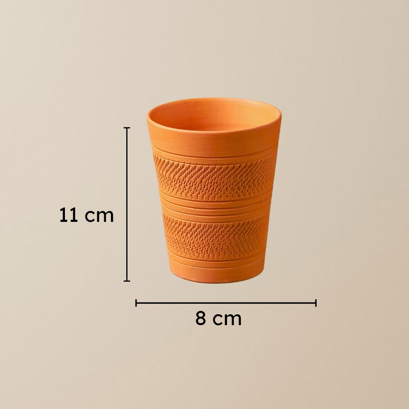 Matki Terracotta Glass (350 mL) - Set Of Six media 6