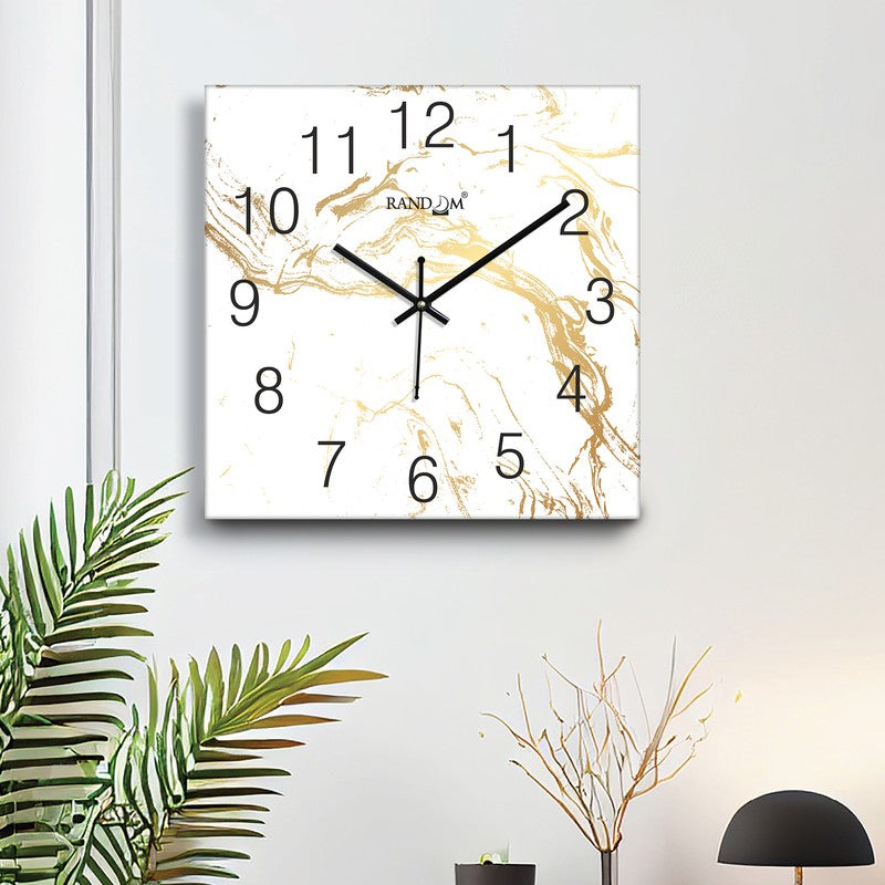 Elvyn Analog Wall Clock - White
