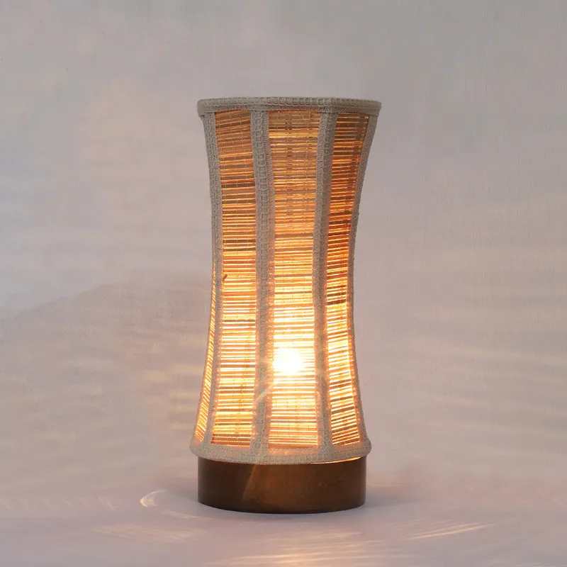 Solira Bamboo Curve Table Lamp - Brown media 4