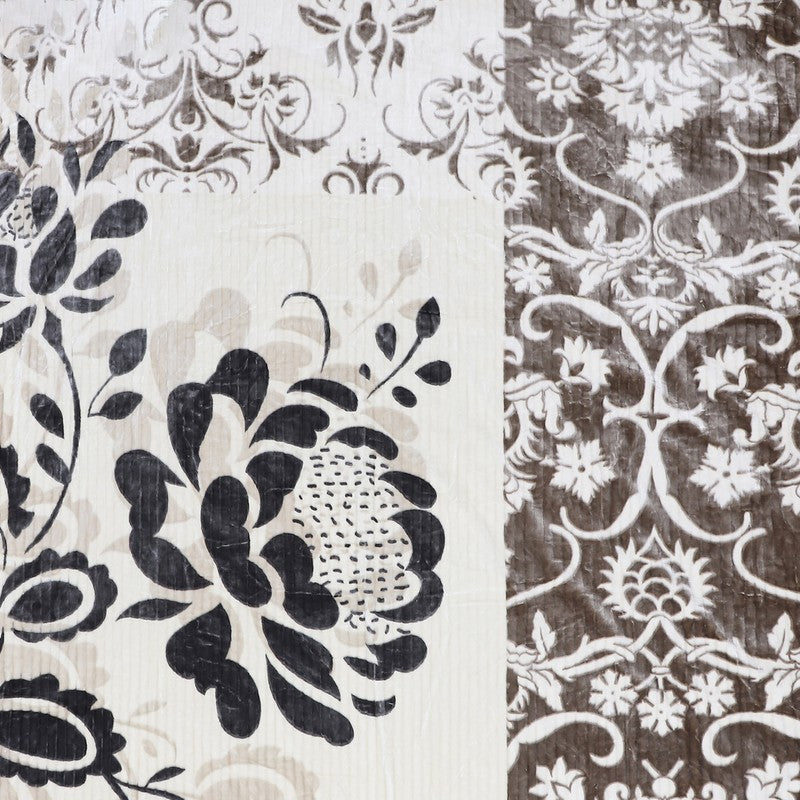 Monte Carlo Floral Harmony Blanket (Black)- 900 GSM media 6