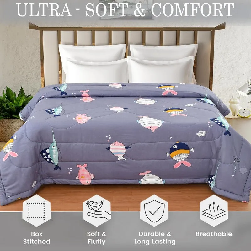 Ocean Bubbles Microfiber Kids Comforters - 150 GSM media 5