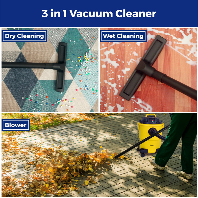 Balzano Pro Wet & Dry Vacuum Cleaner (Yellow/1200 W) - 20 L media 3