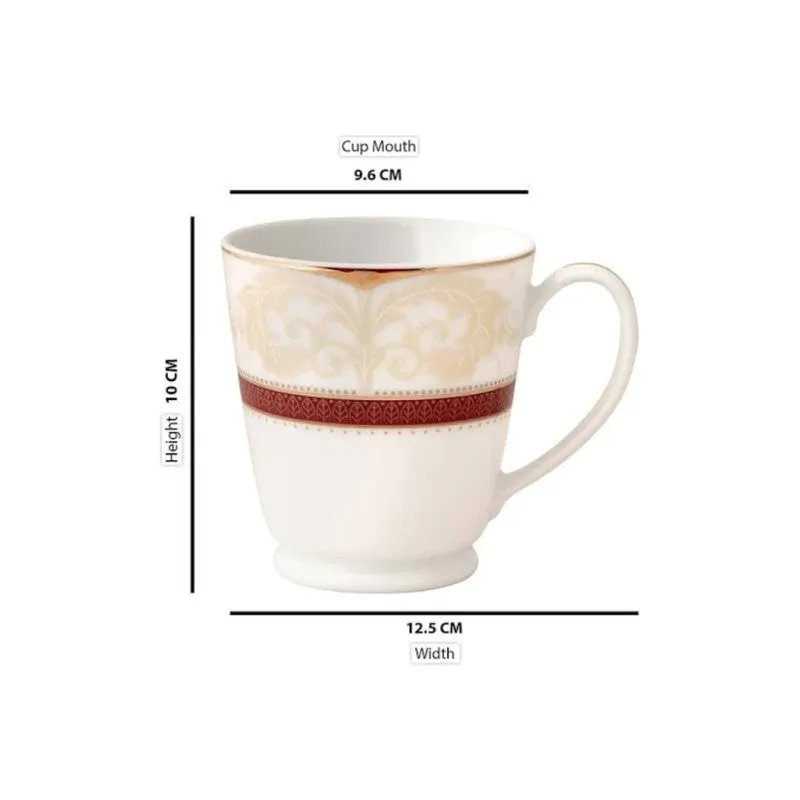 Noritake Queens Fountain Elegance Porcelain Coffee Mug - 280 mL media 8