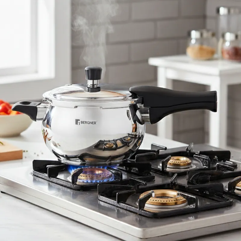 Bergner Induction Safe Pressure Cooker - 2000 ml/16 Inches media 1