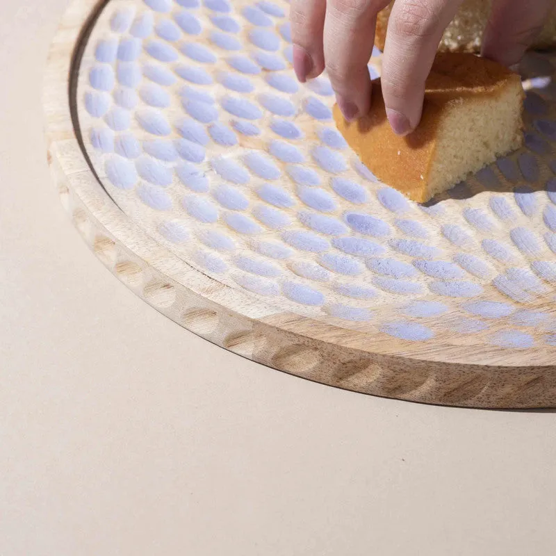 Seastone Handcrafted Mango Wood Platter media 4