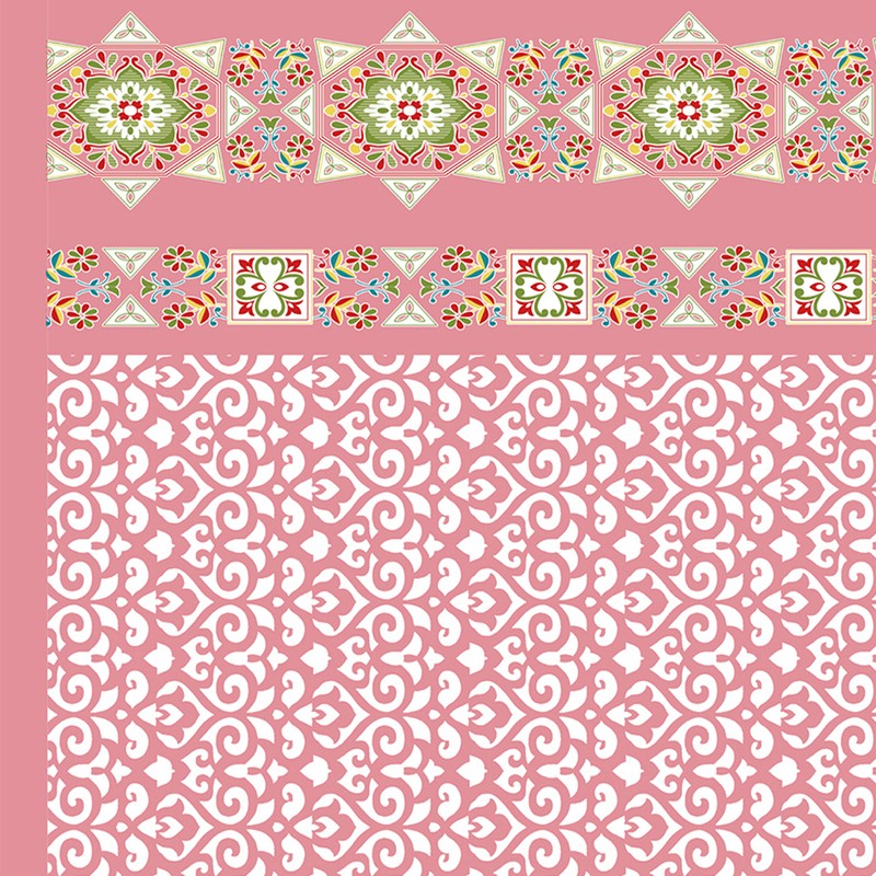 LuxeHaven Cotton Bedsheet (Pink) - 180 TC media 5
