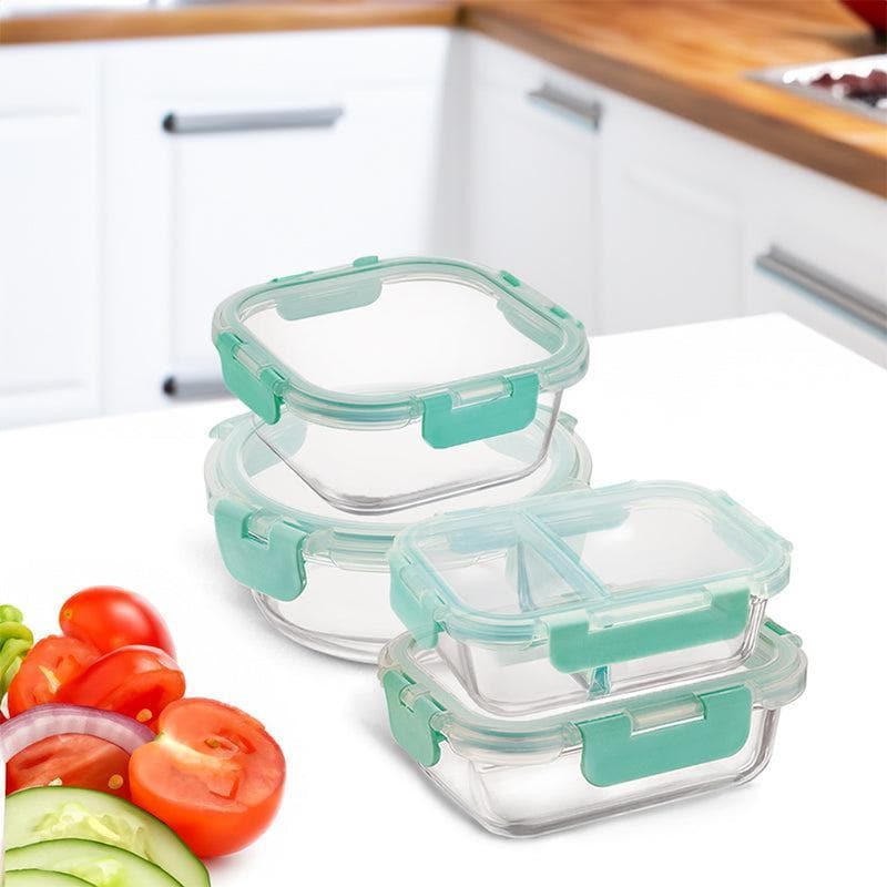 Crusade Glass Container (390, 580, 640, 800 ML)  - Set Of Four media 3