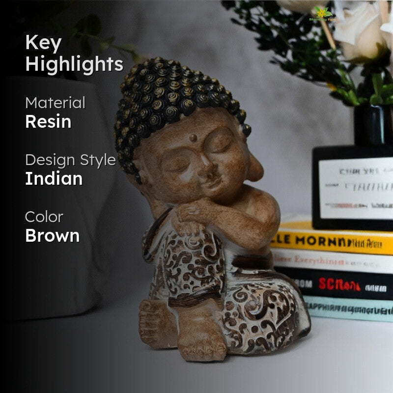 Resting Buddha Tabletop Idol media 2