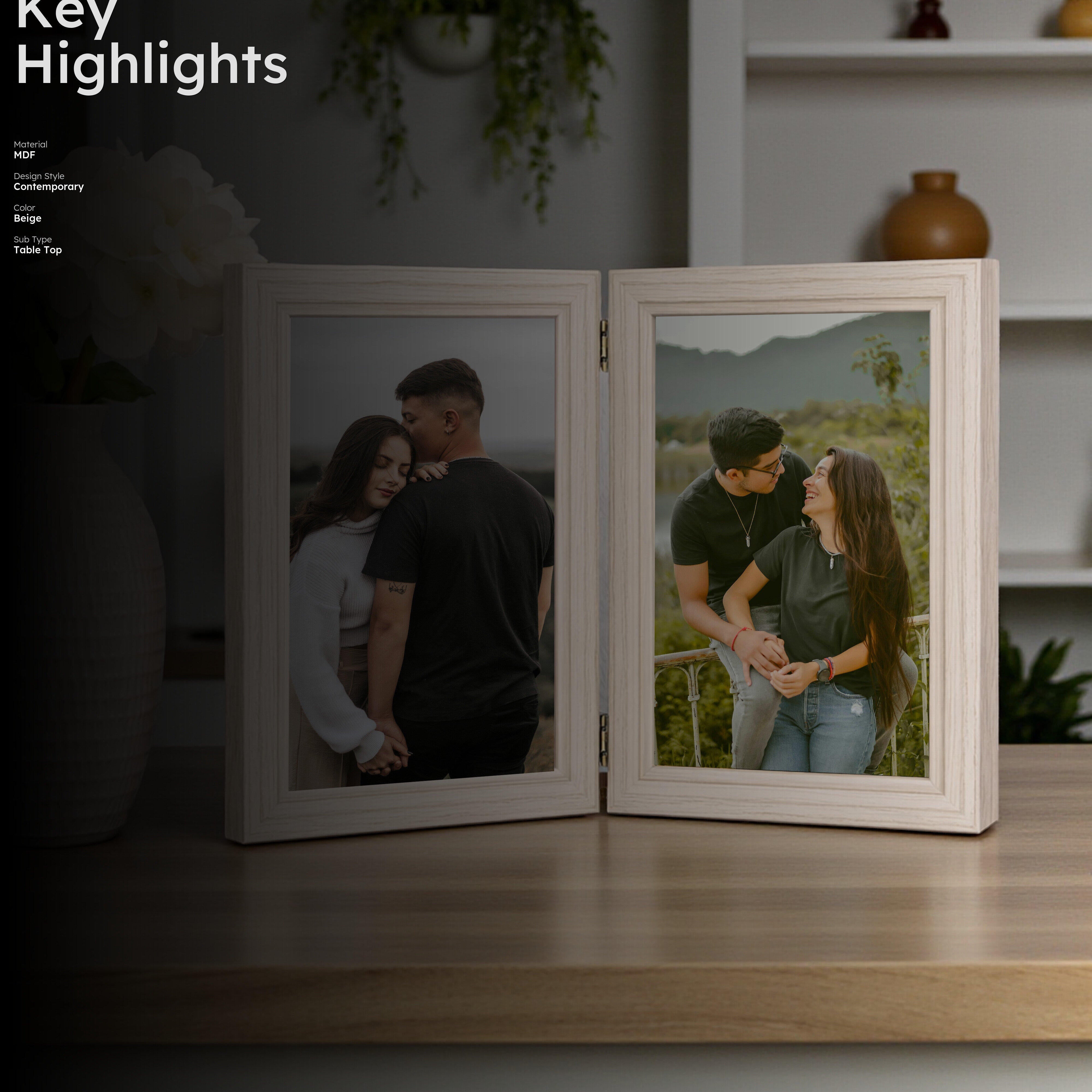 FormHaus MDF Photo Frame - Pink media 2