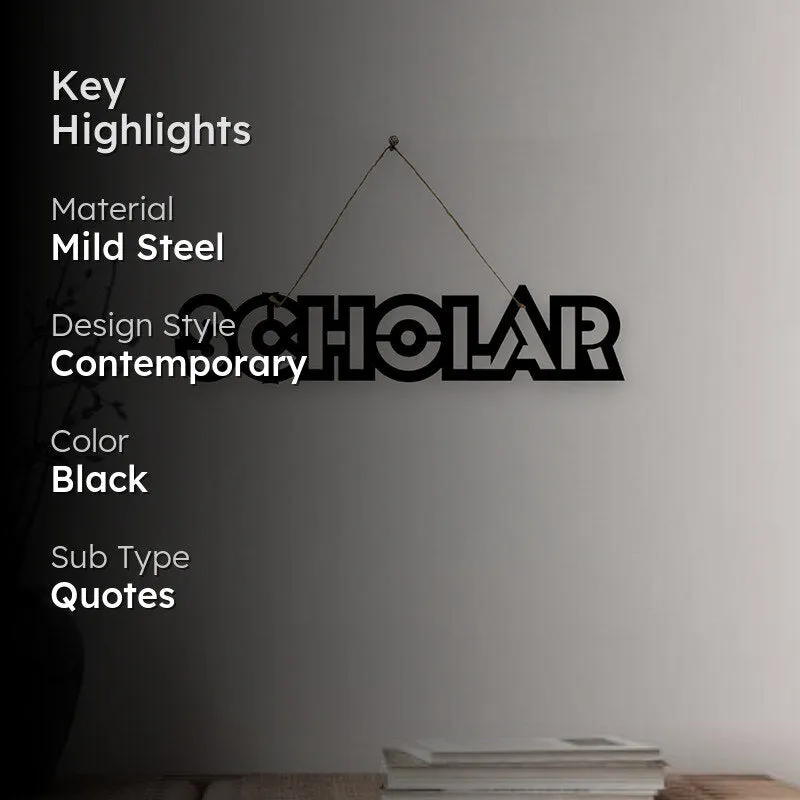 Scholar Mild Steel Wall Accent media 2
