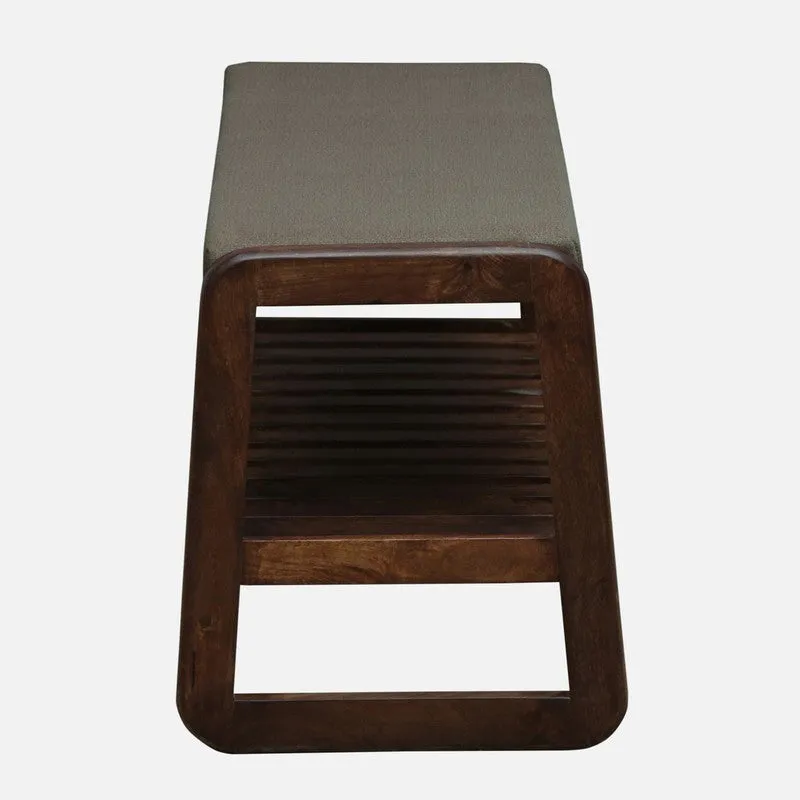 Tread Mango Wood Shoe Rack - Grey media 6