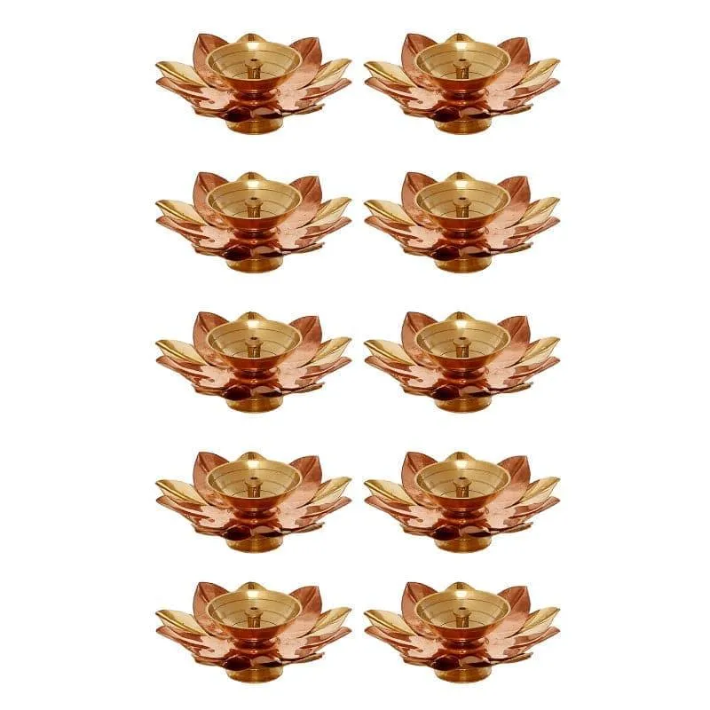 Dvija Pushp Diya - Set Of Ten media 3