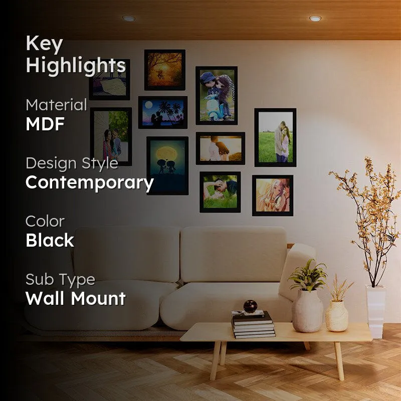 Safi Photo Frame (Black) - Set Of Ten media 2
