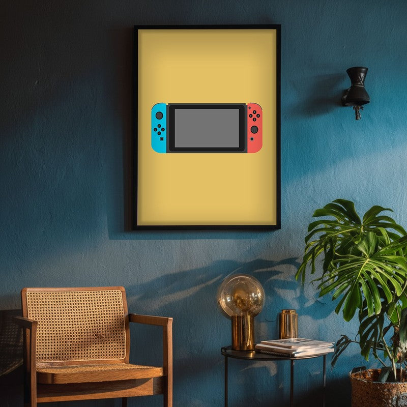 Control Shift Framed Canvas Wall Painting media 4