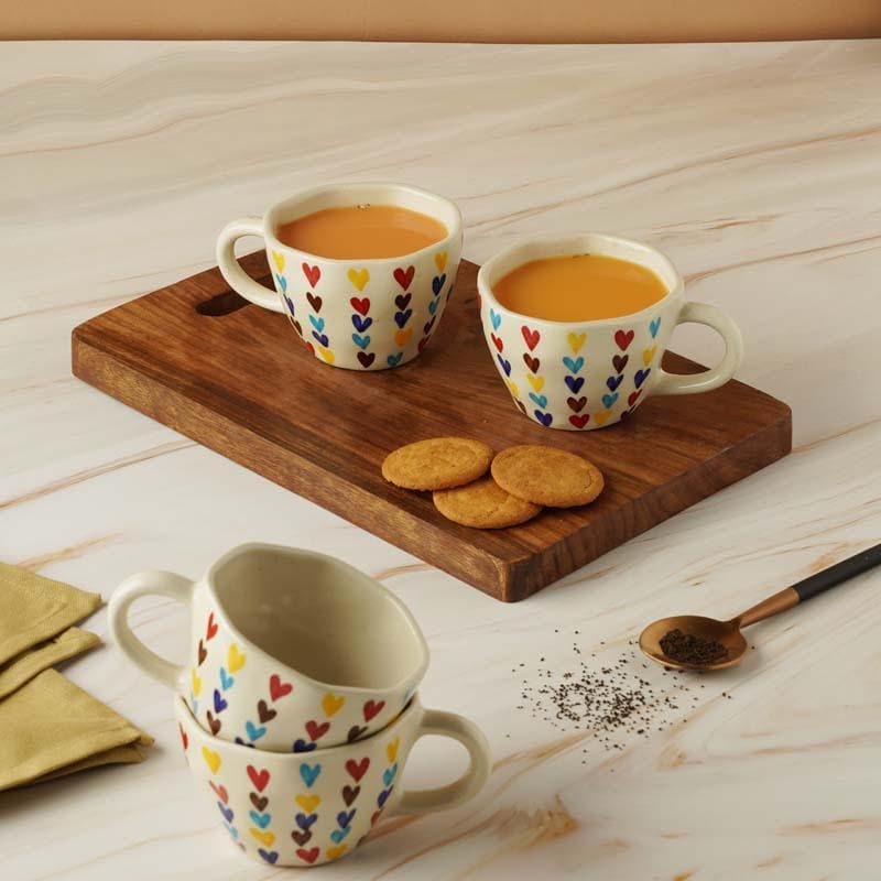 Pride Ceramic Tea Cup (210 mL Each) -  Set of Four media 6