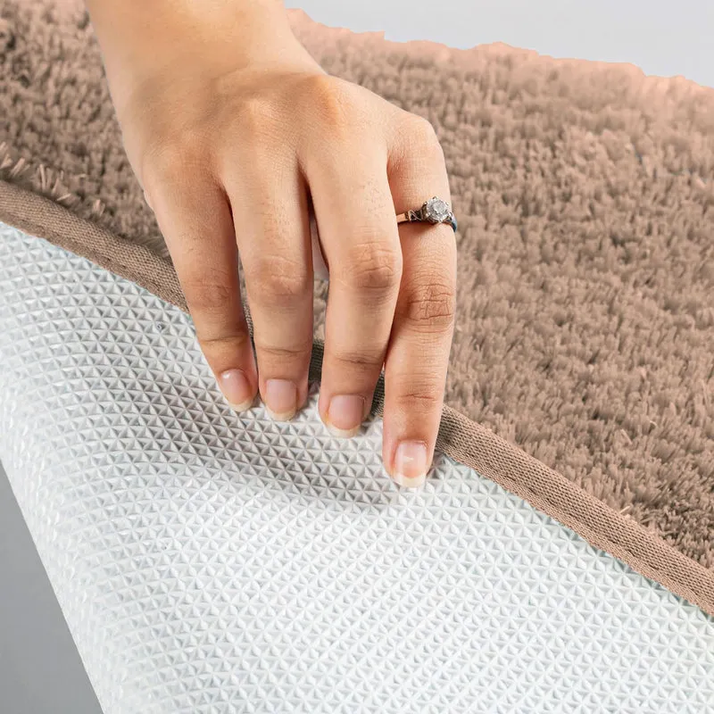 Vegas Luxe Micro Fiber Runner Rug - Rust media 5