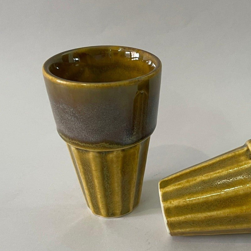 Hebe Tea Glass Mustard - Set Of Two image 4