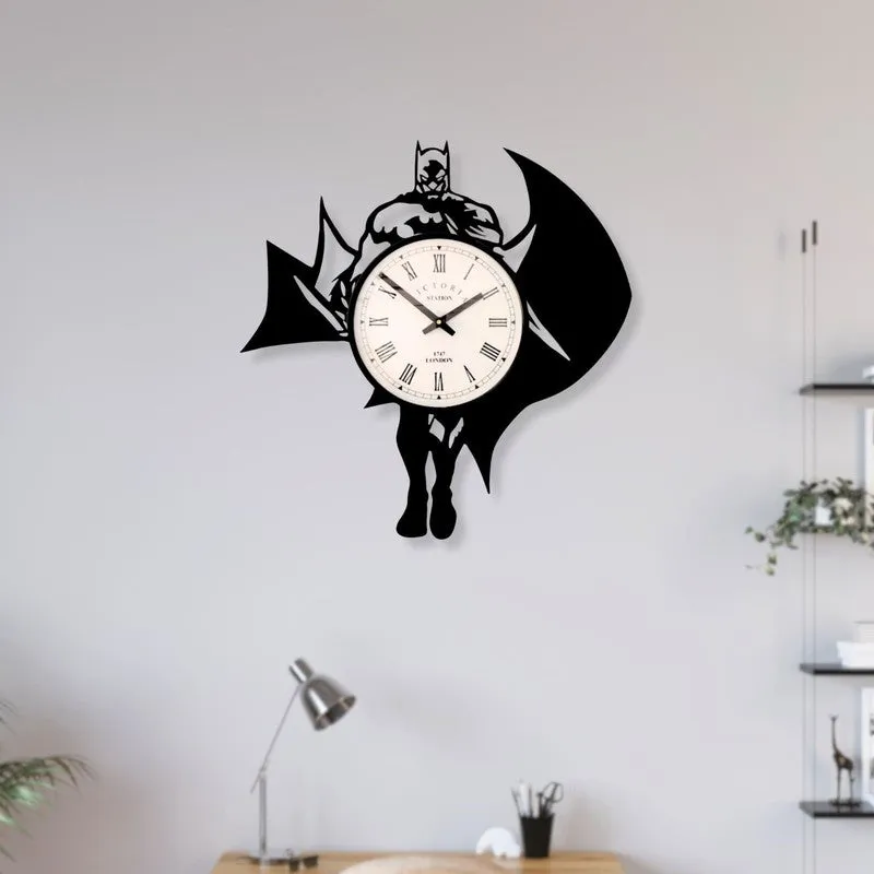 Darkcrest Steel Analog Wall Clock - Black media 3