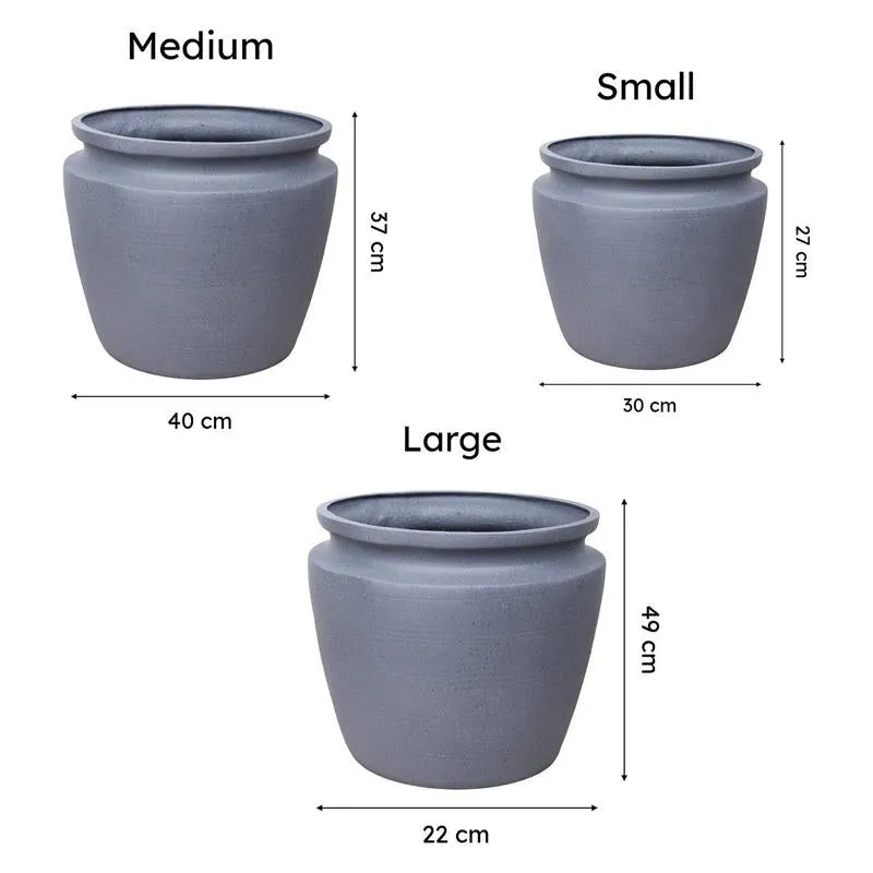 Elune Floor Planter - Grey media 4