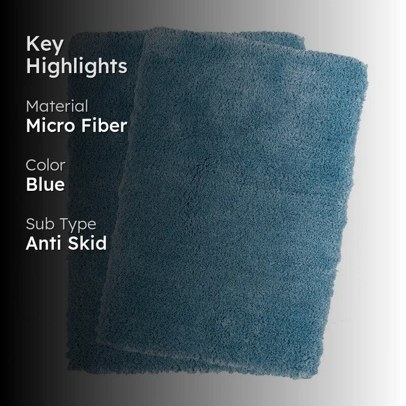 SoakShield Bathmat ( blue ) - Set Of Two media 2
