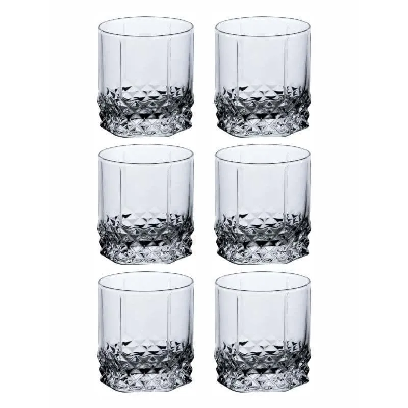 Pasabahce Cassey Old Fashioned Glasses (250 ML) - Set Of Six media 4