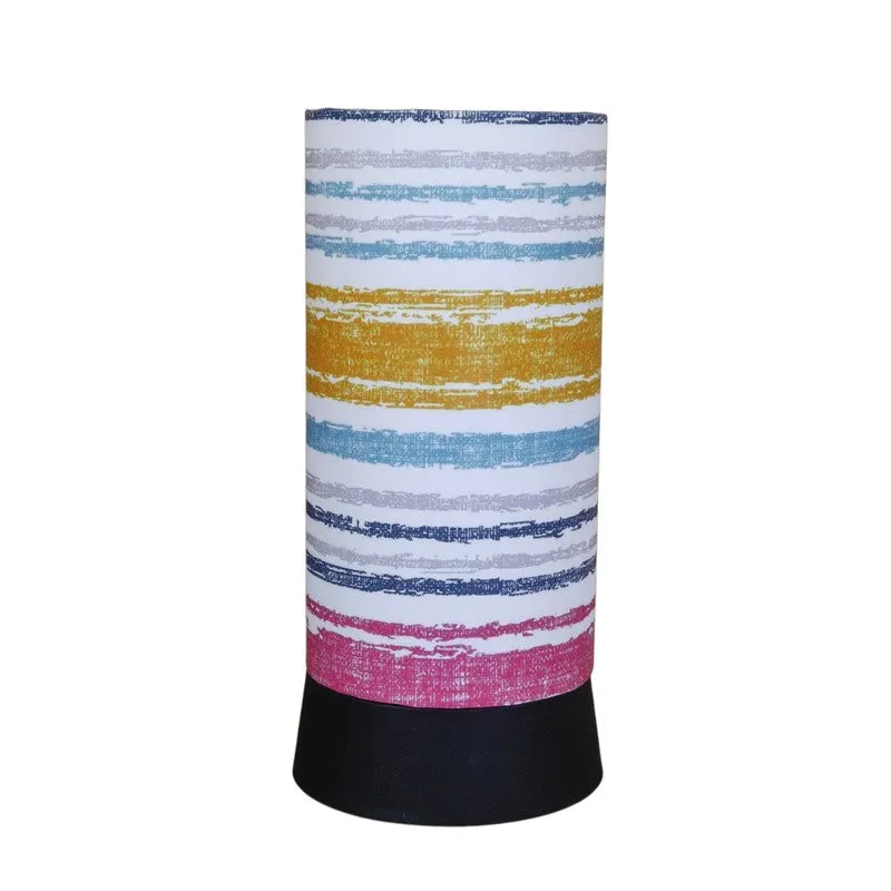 Muted Stripe Handmade Table Lamp media 4