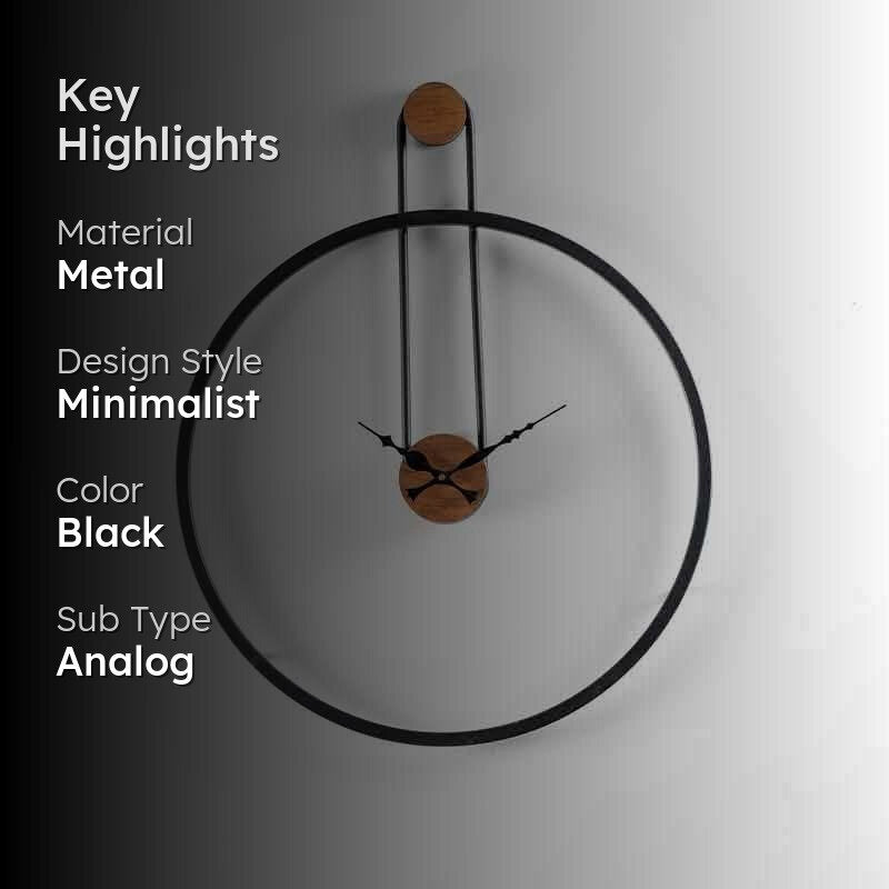 Numberless Wall Clock media 2