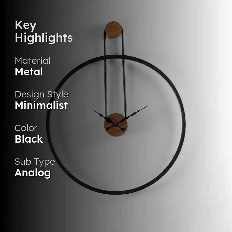 Numberless Wall Clock media 2