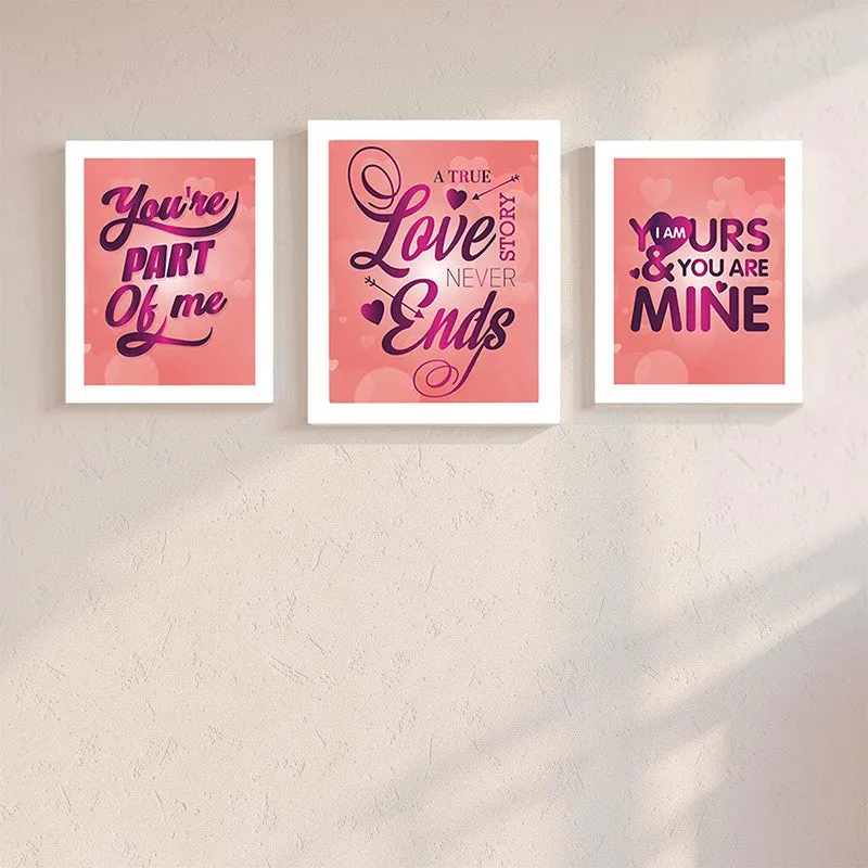 You Are Mine Wall Art - Set Of Three media 6
