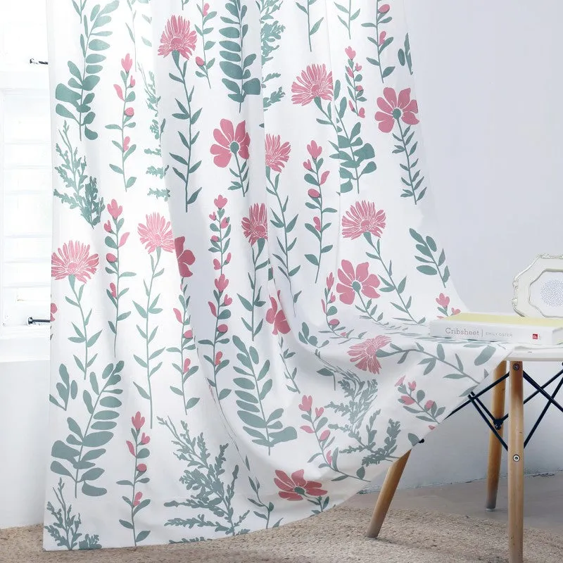 Tranquebar Home Garden Grace Cotton Curtains(Purple) - Set Of Two media 5