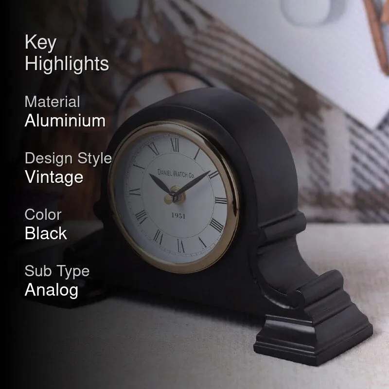 Vintage Time Track Table Clock media 2