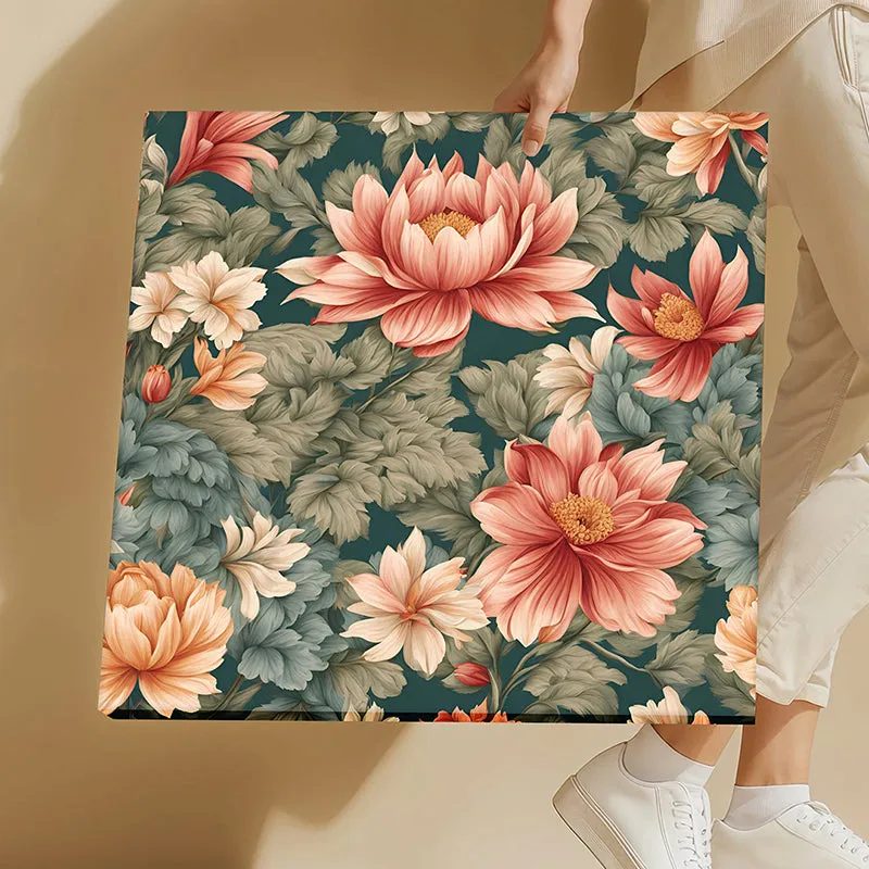 Autumn Lotus Canvas Wall Art media 5
