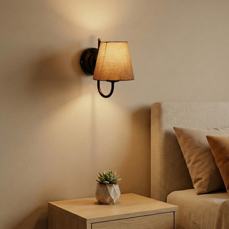 OrbitShade Cotton Wall Lamp - Off White