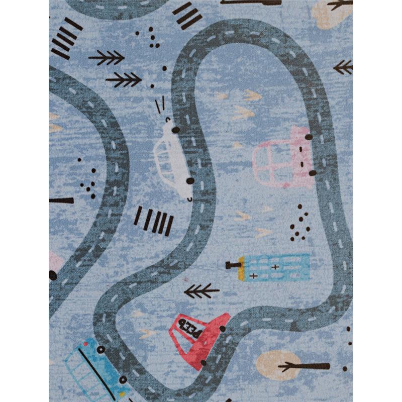 The Way Home Polyester Carpet - Blue media 6