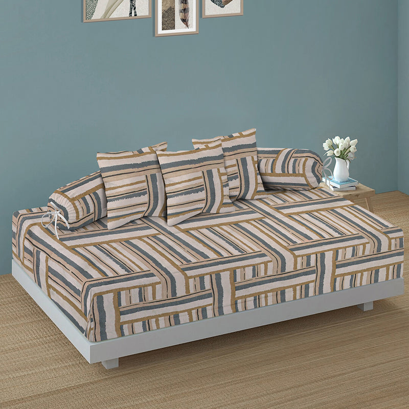 Sirocco Lines Diwan Set - Six Piece Set