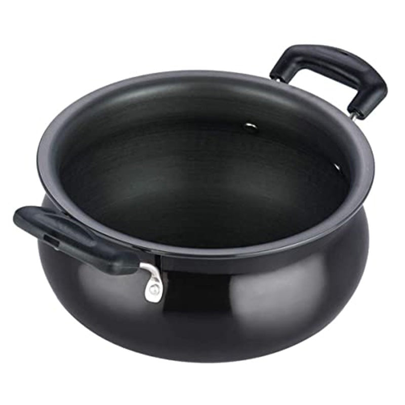 Nirlon Hard Anodized Handi - 1400 mL/6 Inches image 7