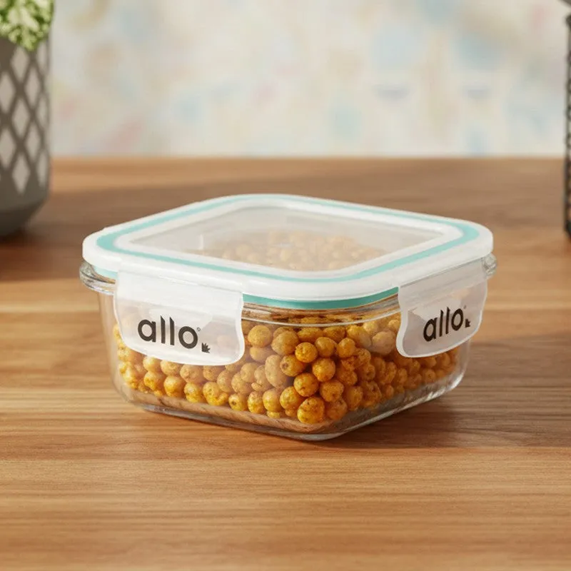 Oliva Square Glass Storage Container - 320 ML media 3