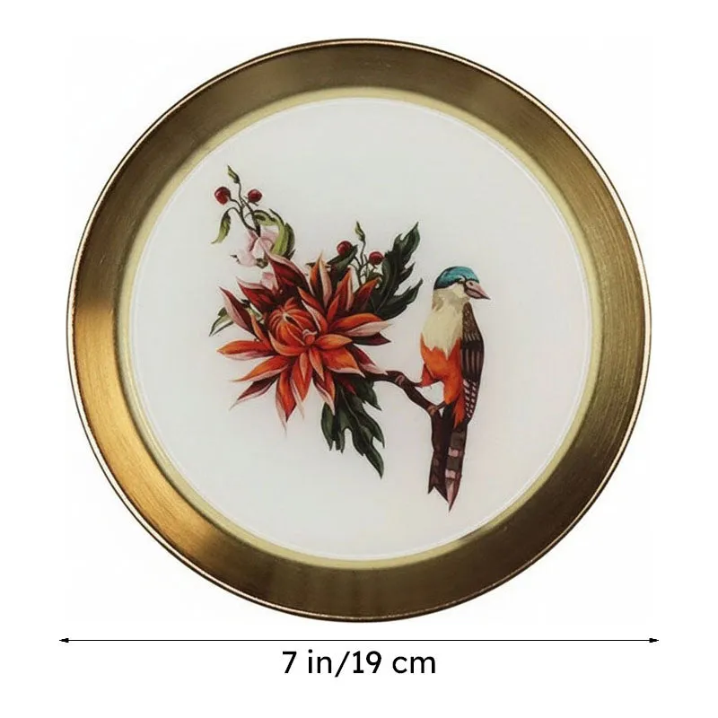 Verdant Grace Enamel Wall Plate media 7