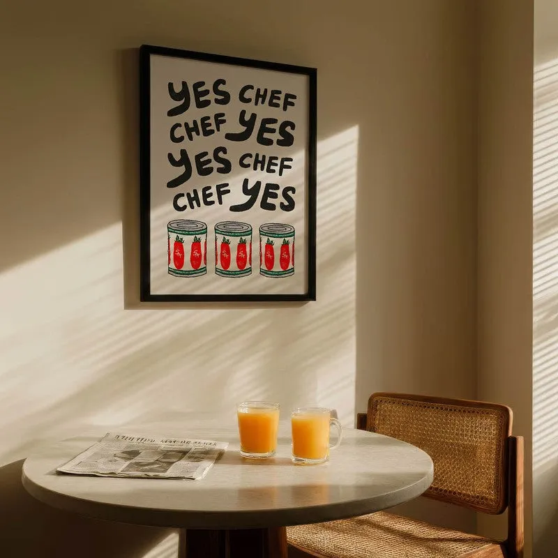 ChefAura Archival Canvas Wall Art - Black media 5