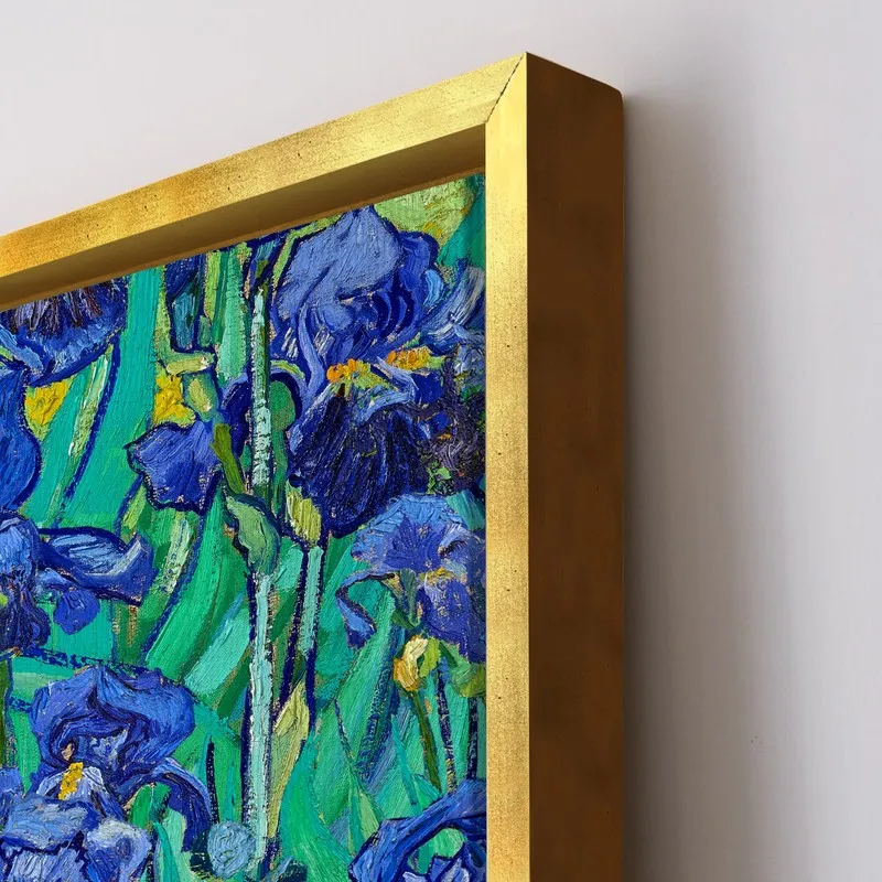 Indigo Garden Canvas Wall Painting With Frame media 8