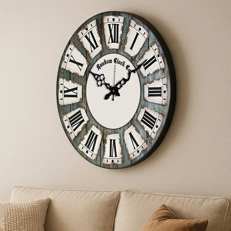 Oakspire Wood Analog Wall Clock media 5