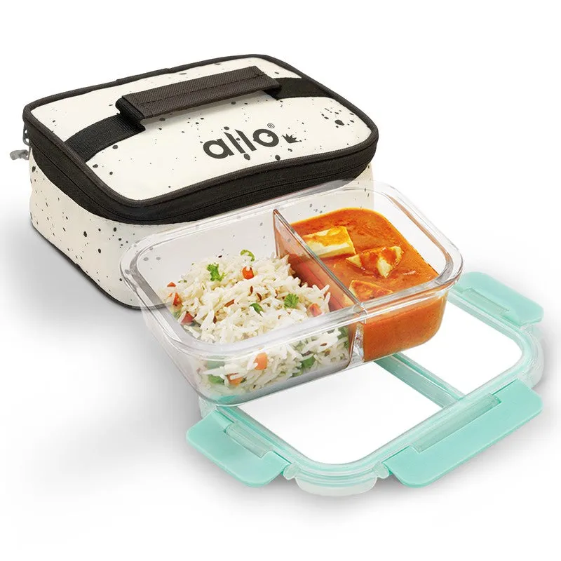 Snakvi Leak Proof Glass Lunch Box - 580 ML - 4