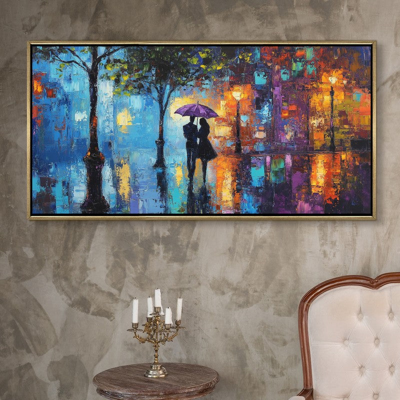 Nocturne Canvas Wall Painting With Frame