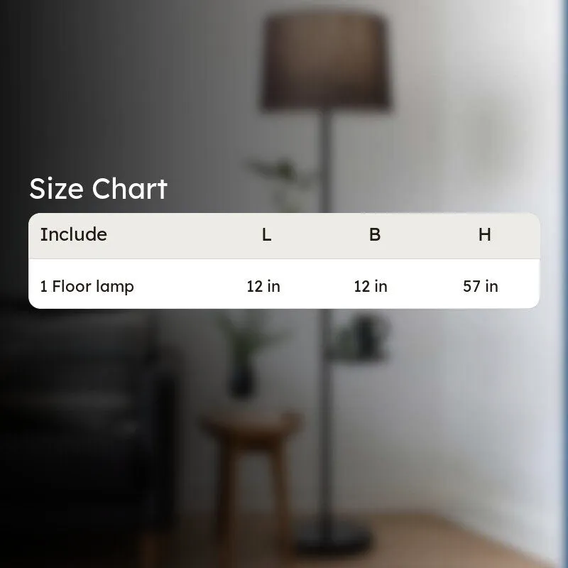 Elfin Floor Lamp With Shelf - Grey media 7