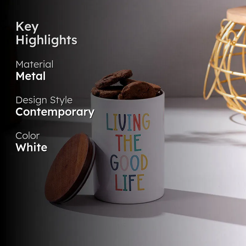 Living The Good Life Storage Jar media 2